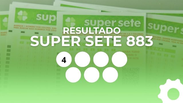 Resultado do Super Sete 883 de R$ 4,9 milhões: confira as 7 colunas sorteadas