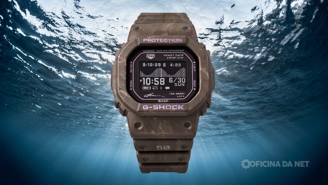 Casio lança G-Shock GBX-H5600KI-5 com monitor cardíaco e GPS para surf