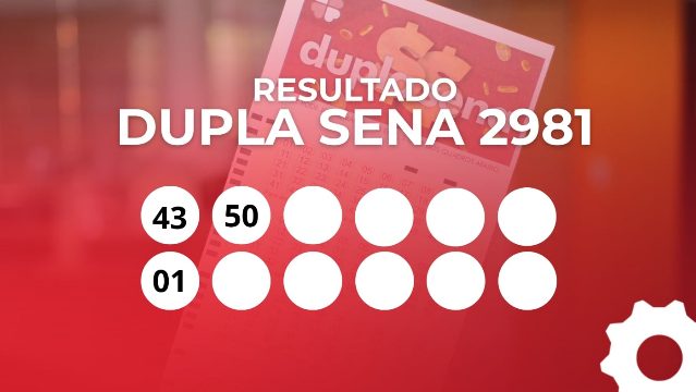 Resultado da Dupla Sena 2981: veja os números dos dois sorteios desta sexta (10)