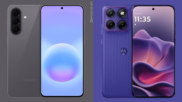 Galaxy A57 vs Motorola Edge 70 Fusion Plus: qual vale mais a pena