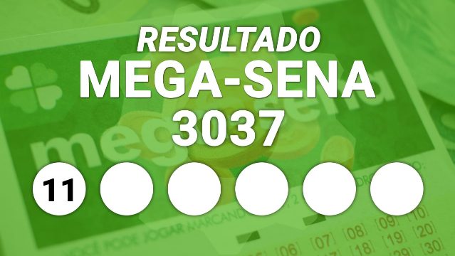Resultado da Mega-Sena 3037 acumulada em R$ 76 milhões: veja os números sorteados