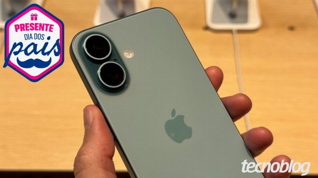 iPhone 16 Plus tem queda brusca de preço para Dia dos Pais 2026