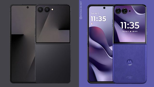 Galaxy Z Flip7 vs Motorola Razr 70 Ultra: qual dobrável compensa mais
