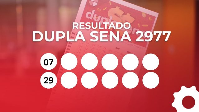 Resultado da Dupla Sena 2977: veja os números dos dois sorteios de hoje