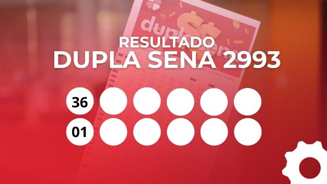 Resultado da Dupla Sena 2993; veja os números dos dois sorteios desta sexta (7)