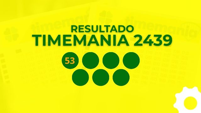 Resultado da Timemania 2439 de R$ 12,5 milhões: veja os números e o Time do Coração