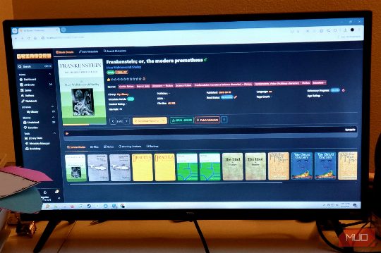 I wanted Plex for my ebooks, and this self-hosted app nailed it
