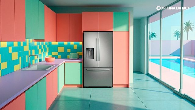 Samsung RF70H: nova geladeira de 664 litros com dispenser para garrafas grandes