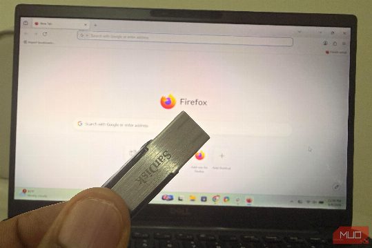 I carry my browser on a flash drive and all my extensions come with me