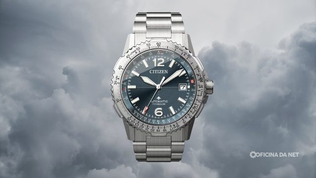 Citizen lança dois relógios automáticos da linha Promaster Sky Navihawk sem Eco-Drive