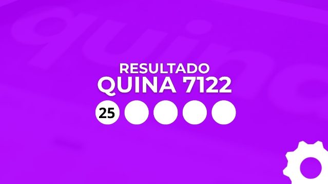 Resultado da Quina 7122: confira os números sorteados