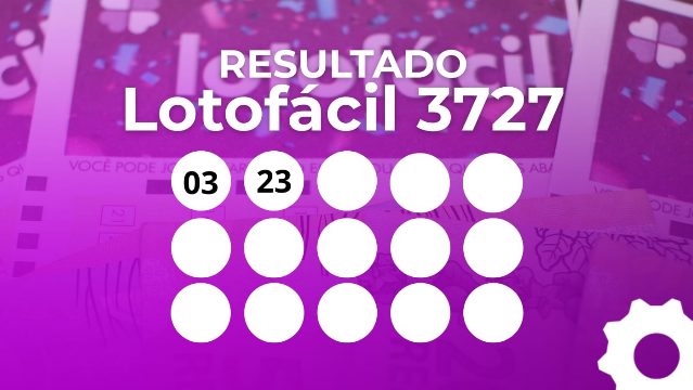 Resultado da Lotofácil 3727 hoje: veja os números sorteados