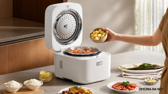 Xiaomi lança panela inteligente que cozinha carnes em apenas 15 minutos