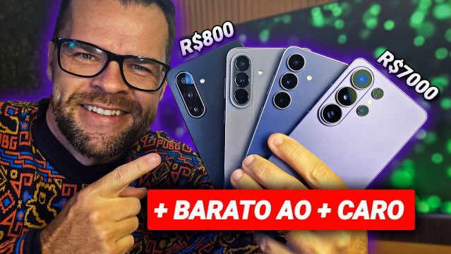 Galaxy A17, A57, S25 FE e S26 Ultra: o que você ganha (e perde) em cada degrau da Samsung