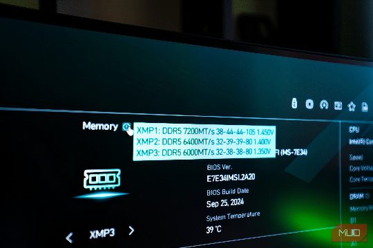 There's a BIOS setting that decides whether your RAM speed does anything — most people never touch it