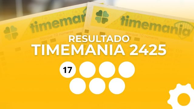 Resultado da Timemania 2425 de R$ 7 MILHÕES