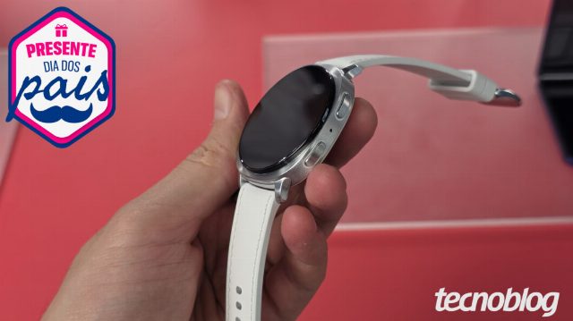 Dia dos Pais 2026: Galaxy Watch 8 BT sai 58% mais barato com cupom no Magalu