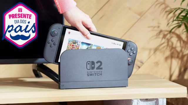 Dia dos Pais: Nintendo Switch 2 tem maior desconto com cupom no app Magalu