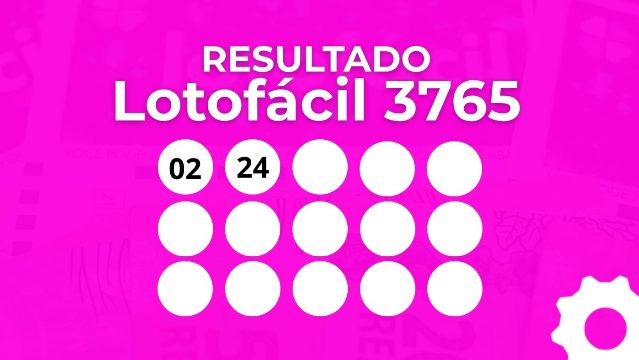 Resultado Lotofácil 3765 com prêmio de R$ 5 milhões; veja os números e ganhadores