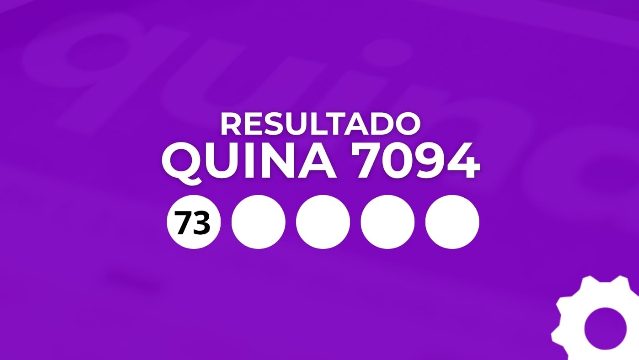 Resultado da Quina 7094 de R$ 7,2 milhões: veja os números do sorteio