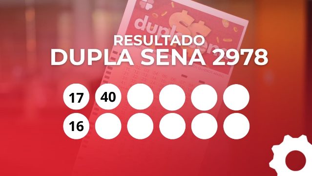 Resultado da Dupla Sena 2978: veja os números dos dois sorteios de hoje
