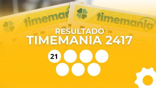 Resultado da Timemania 2417: veja os números sorteados e Time do Coração